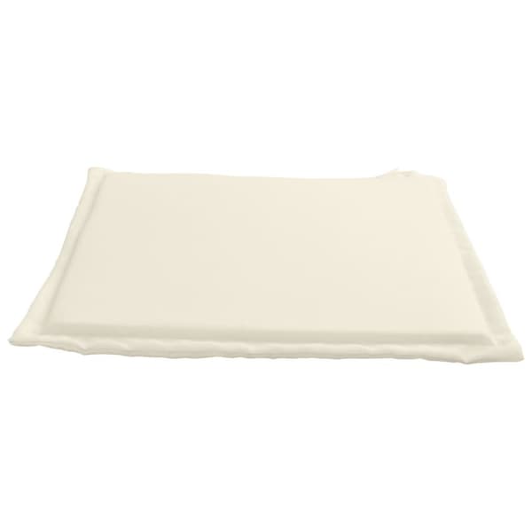 vidaXL udendørs sædehynder 2 stk. 45x45x2 cm firkantet cremefarvet