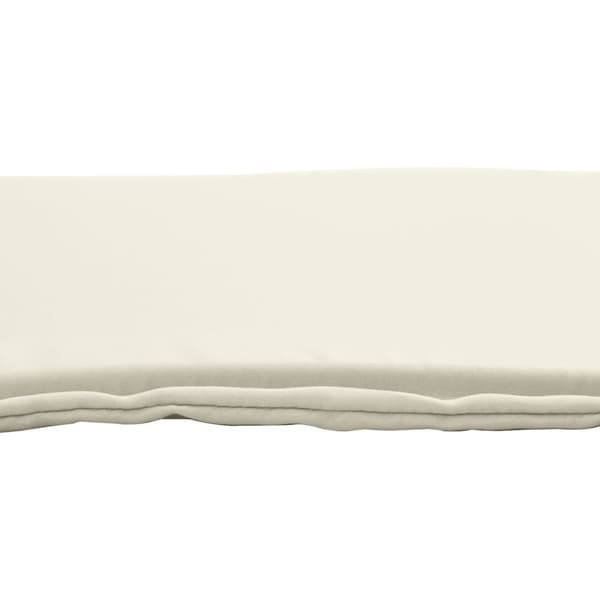 vidaXL udendørs sædehynder 2 stk. 45x45x2 cm firkantet cremefarvet