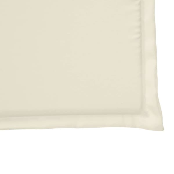 vidaXL udendørs sædehynder 2 stk. 45x45x2 cm firkantet cremefarvet