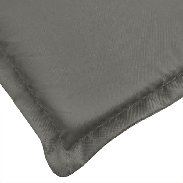 vidaXL Stolsdynor högt ryggstöd 6 st melerad mörkgrå 120x50x4 cm tyg
