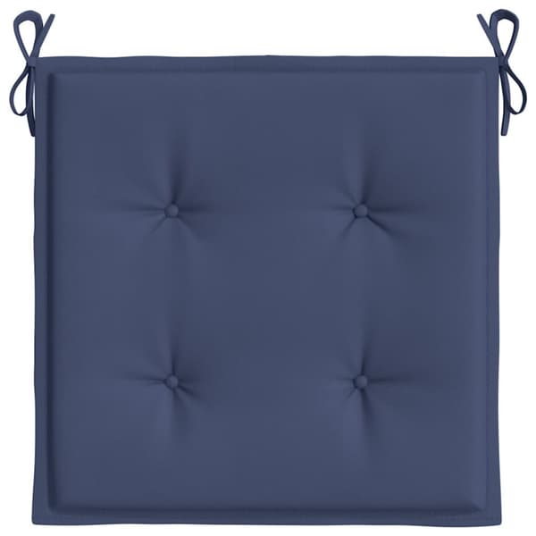 vidaXL Palldynor 4 st marinblå 50x50x3 cm oxfordtyg