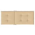 Miniatyrbillede 7 af 10: vidaXL stolehynder med høj ryg 4 stk. 120x50x4 cm stof beige