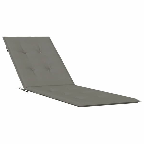 vidaXL hynde til dækstol (75+105)x50x3 cm stof meleret mørkegrå