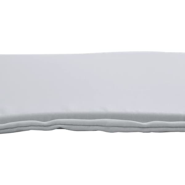 vidaXL udendørs sædehynder 2 stk. 45x45x2 cm firkantet lysegrå