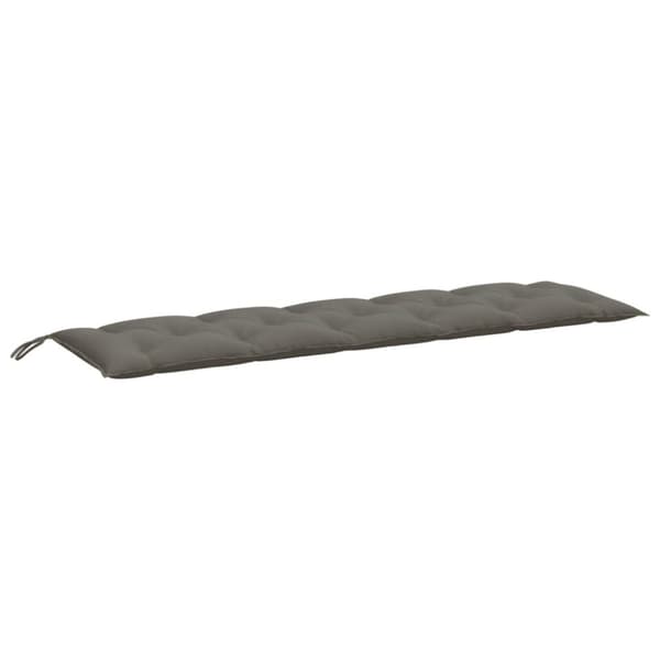 vidaXL hynde til havebænk 180x50x7 cm stof meleret mørkegrå