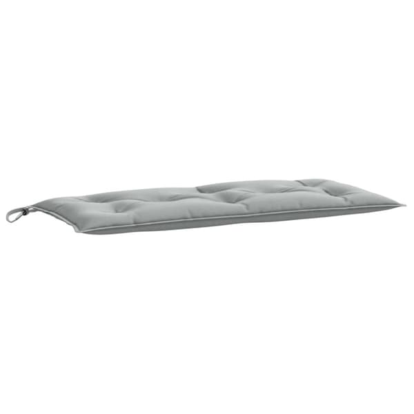 vidaXL hynde til havebænk 100x50x7 cm stof meleret lysegrå