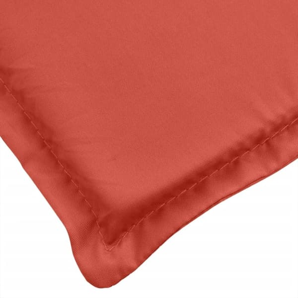 vidaXL hynde til havebænk 150x50x7 cm stof meleret red