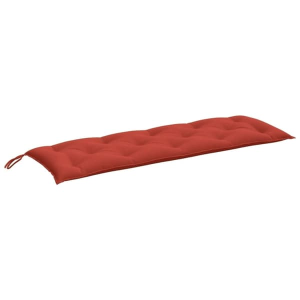 vidaXL hynde til havebænk 150x50x7 cm stof meleret red
