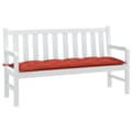 Miniatyrbillede 1 af 8: vidaXL hynde til havebænk 150x50x7 cm stof meleret red