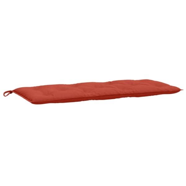 vidaXL hynder til havebænk 2 stk. 120x50x7 cm stof meleret red