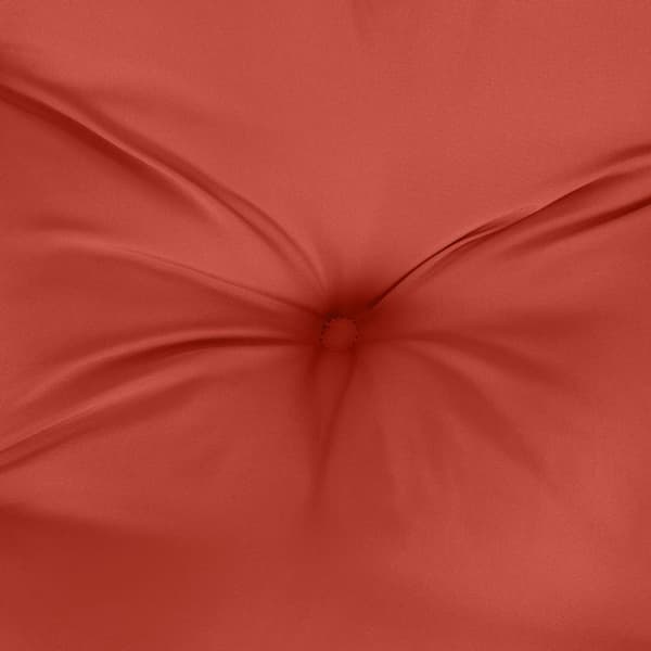 vidaXL hynder til havebænk 2 stk. 120x50x7 cm stof meleret red