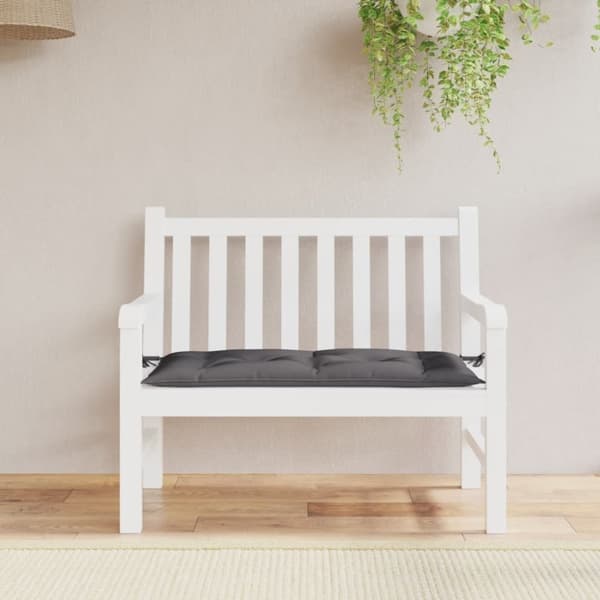 vidaXL hynde til havebænk 100x50x7 cm oxfordstof antracitgrå