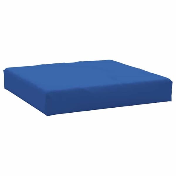 vidaXL pallehynde 60x60x8 cm oxfordstof blå