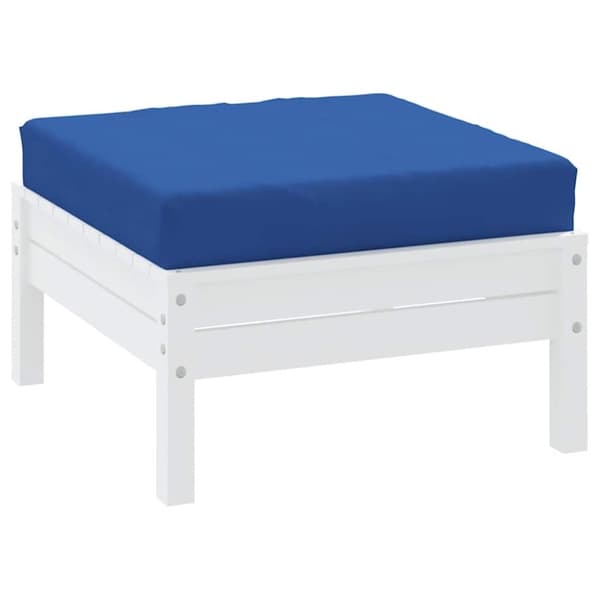 vidaXL pallehynde 60x60x8 cm oxfordstof blå