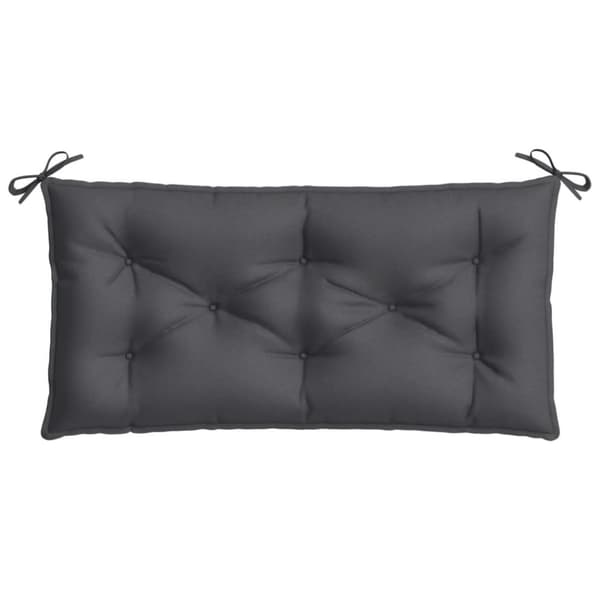 vidaXL Bänkdynor 2 st melerad antracit 100x50x7 cm tyg