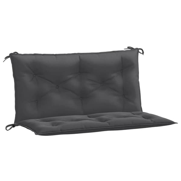 vidaXL Bänkdynor 2 st melerad antracit 100x50x7 cm tyg