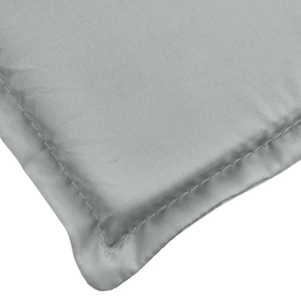 vidaXL stolehynder med høj ryg 6 stk. 120x50x4 cm stof lysegrå