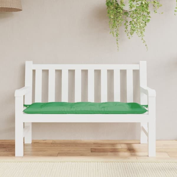 vidaXL hynde til havebænk 120x50x7 cm stof grøn