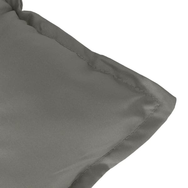 vidaXL Stolsdynor högt ryggstöd 4 st melerad mörkgrå 120x50x7 cm tyg