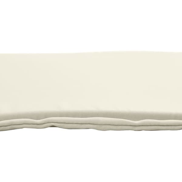 vidaXL udendørs sædehynder 4 stk. 45x45x2 cm firkantet cremefarvet