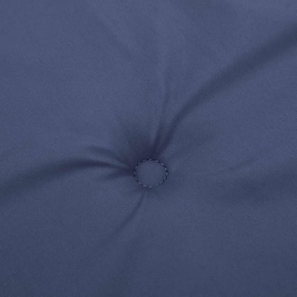 vidaXL Palldynor 2 st marinblå 40x40x3 cm oxfordtyg