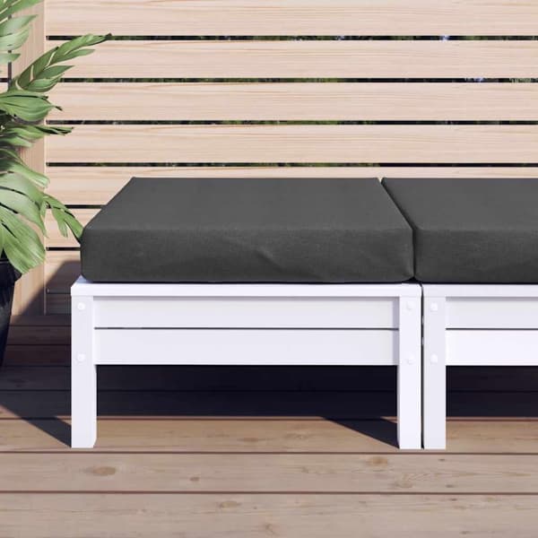 vidaXL Palldyna melerad antracit 60x60x10 cm tyg