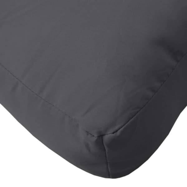 vidaXL Palldyna melerad antracit 60x60x10 cm tyg