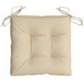 Miniatyrbillede 6 af 8: vidaXL stolehynder 2 stk. 40x40x7 cm oxfordstof beige
