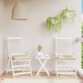 Miniatyrbillede 1 af 8: vidaXL stolehynder 2 stk. 40x40x7 cm oxfordstof beige