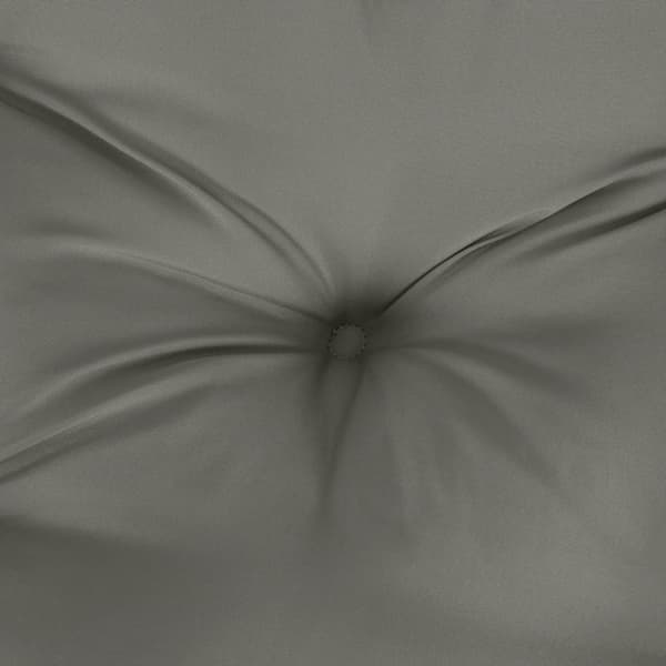 vidaXL Bänkdyna 2 st melerad mörkgrå 100x50x7 cm tyg