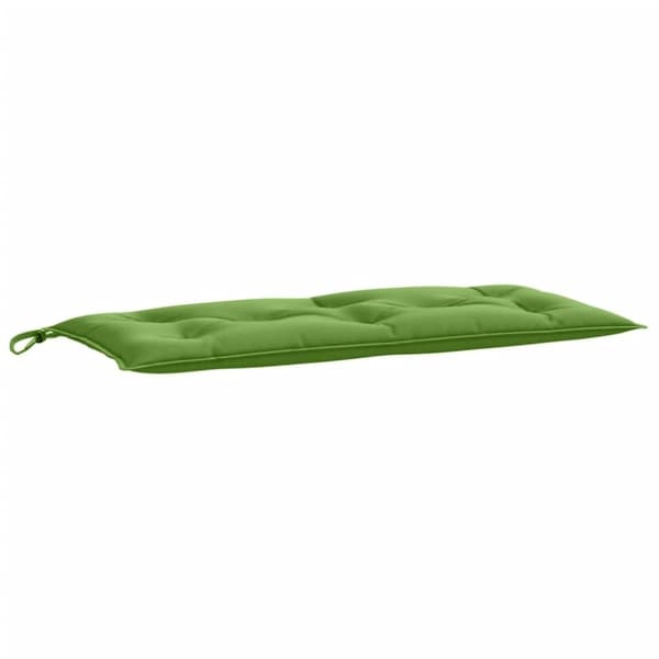 vidaXL hynder til havebænk 2 stk. 100x50x7 cm stof meleret grøn