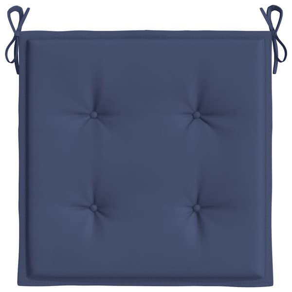 vidaXL Palldynor 6 st marinblå 50x50x3 cm oxfordtyg