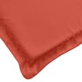 Miniatyrbillede 6 af 7: vidaXL stolehynder med lav ryg 6 stk. 100x50x4 cm stof red