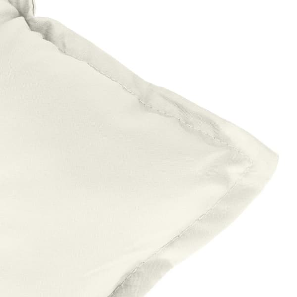 vidaXL hynder til havebænk 2 stk. 100x50x7 cm stof meleret cremefarvet