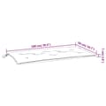 Miniatyrbillede 8 af 8: vidaXL hynde til havebænk 100x50x7 cm stof meleret beige
