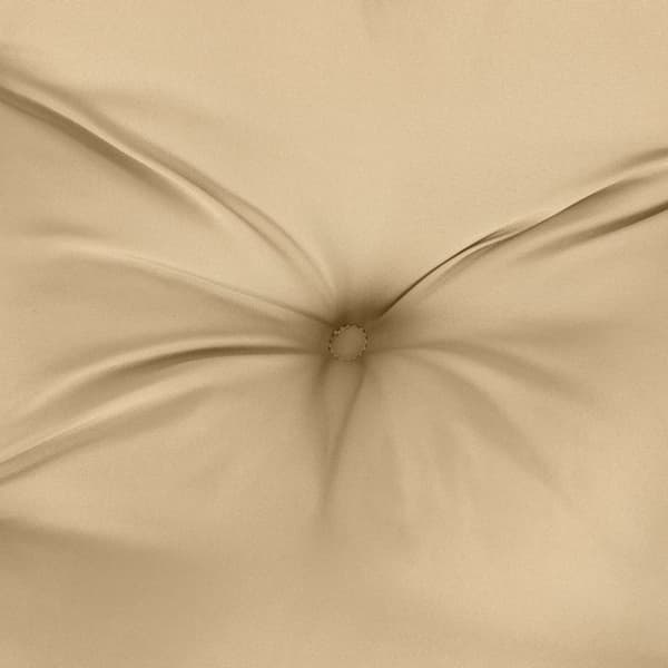 vidaXL Bänkdyna melerad beige 100x50x7 cm tyg