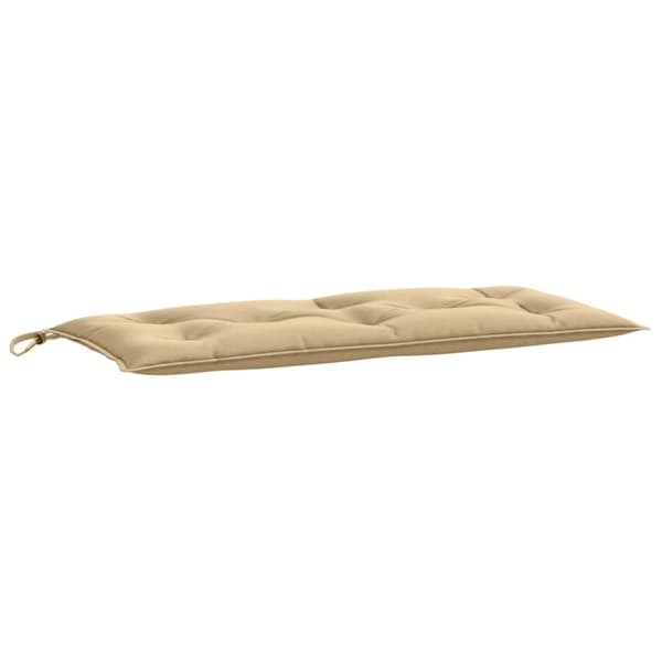 vidaXL Bänkdyna melerad beige 100x50x7 cm tyg