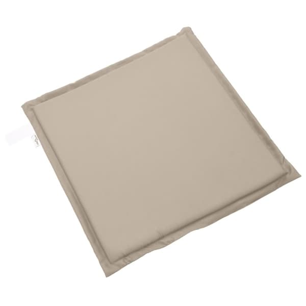 vidaXL udendørs sædehynder 4 stk. 45x45x2 cm firkantet gråbrun