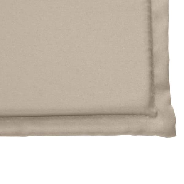 vidaXL udendørs sædehynder 4 stk. 45x45x2 cm firkantet gråbrun