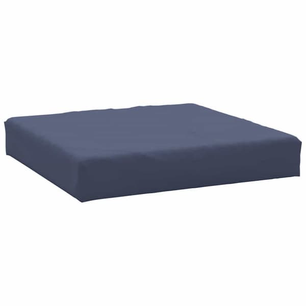 vidaXL pallehynde 60x60x10 cm oxfordstof marineblå