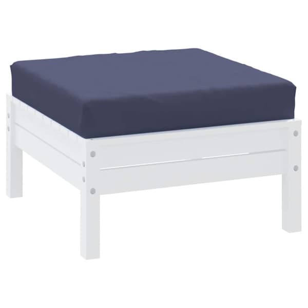 vidaXL pallehynde 60x60x10 cm oxfordstof marineblå