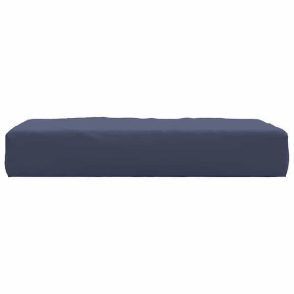 vidaXL pallehynde 60x60x10 cm oxfordstof marineblå