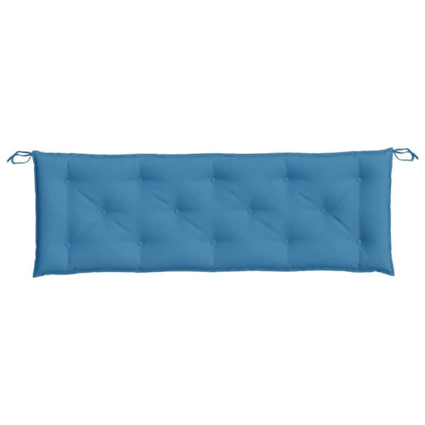 vidaXL hynde til havebænk 150x50x7 cm stof meleret blå