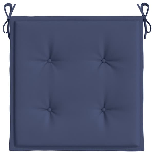 vidaXL pallehynder 6 stk. 40x40x3 cm oxfordstof marineblå