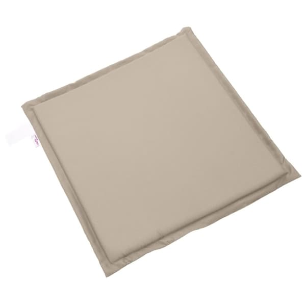 vidaXL udendørs sædehynder 6 stk. 45x45x2 cm firkantet gråbrun