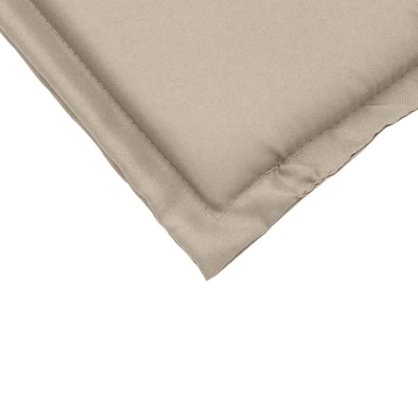 vidaXL Sittdynor för trädgården 6 st taupe 45x45x2 cm fyrkantig