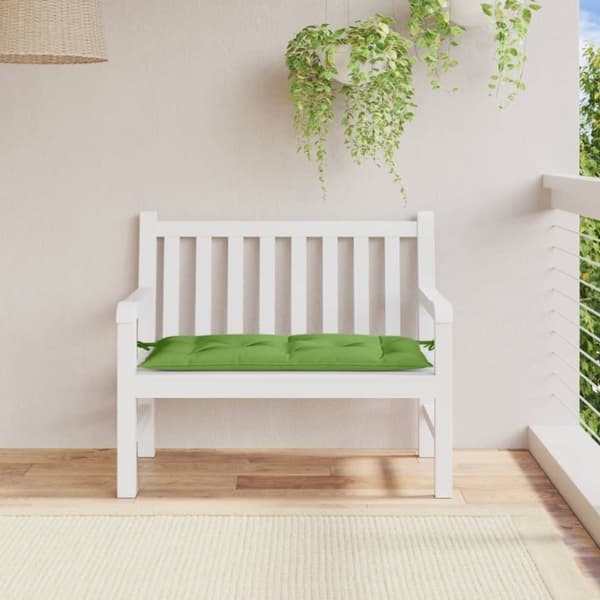 vidaXL hynde til havebænk 100x50x7 cm stof meleret grøn