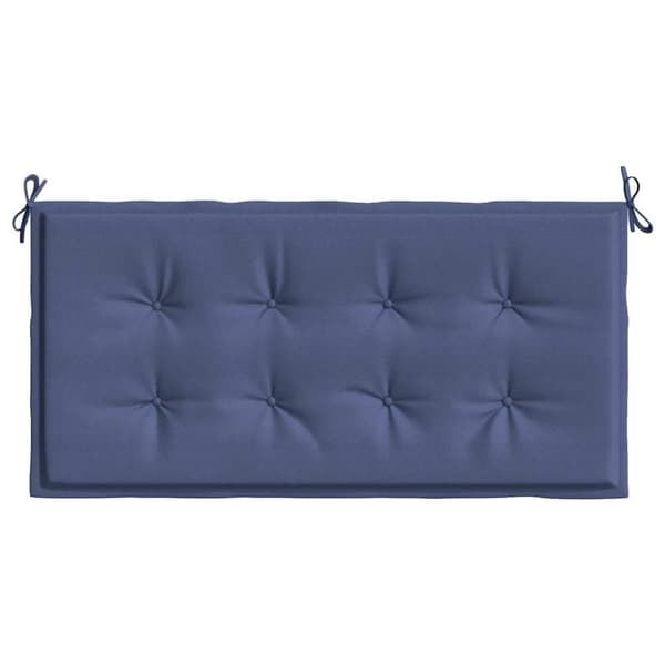 vidaXL hynde til havebænk 100x50x3 cm oxfordstof marineblå