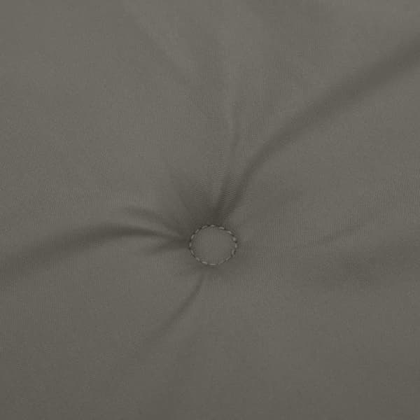 vidaXL Bänkdyna 2 st melerad mörkgrå 150x50x7 cm tyg