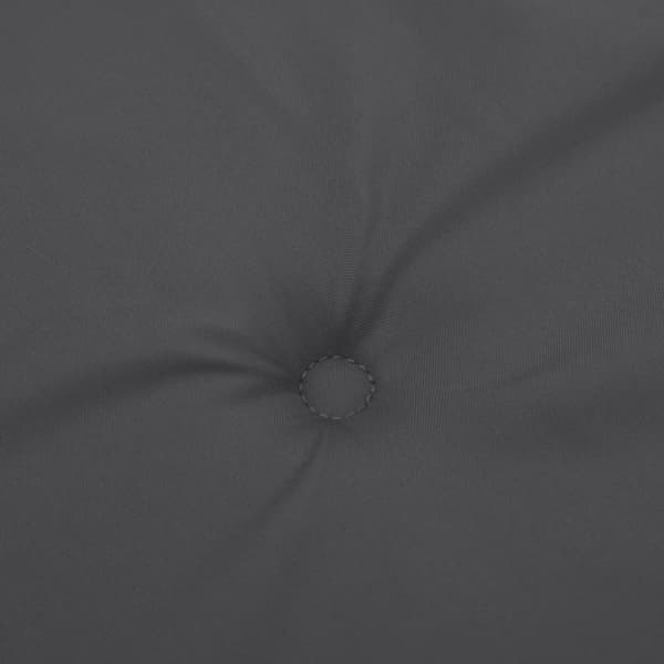vidaXL Bänkdyna melerad antracit 200x50x7 cm tyg